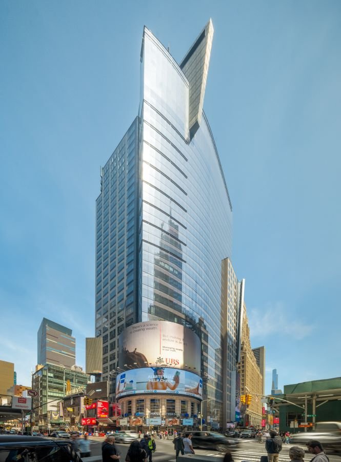 The 3 Times Square tower in Midtown Manhattan