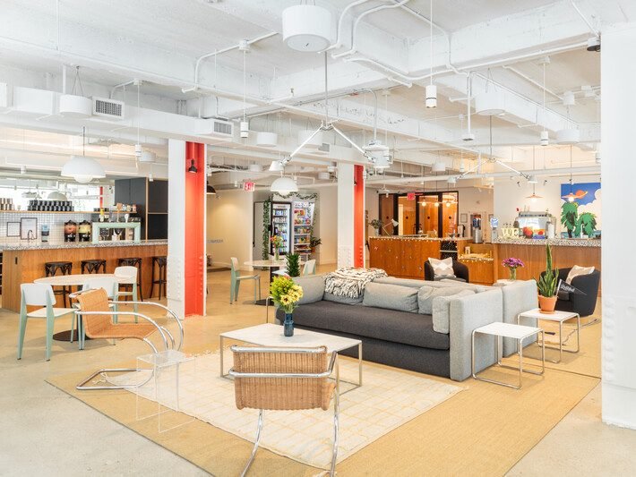 WeWork's coworking space at 575 Lexington Ave. in Manhattan