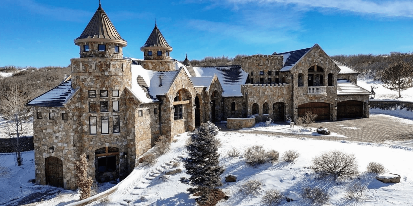 Stone Home On 15 Acres In Sedalia, Colorado (PHOTOS)