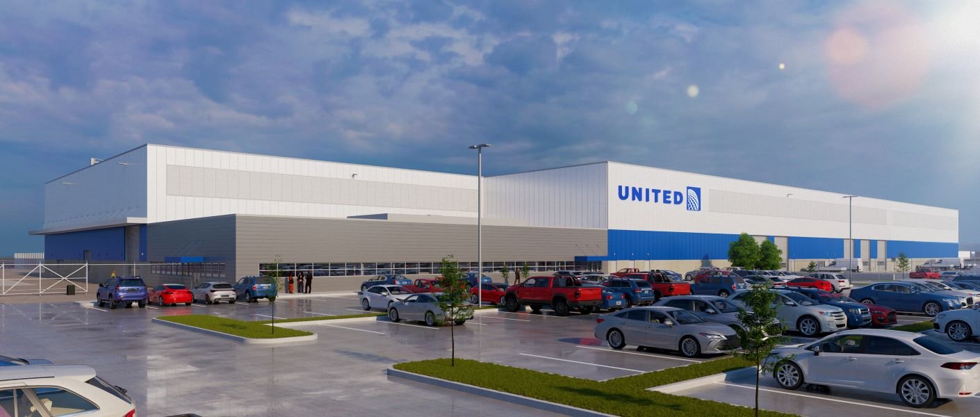 Rendering of United Airlines’ GSE maintenance facility