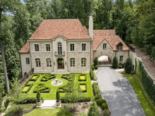 European Inspired Stone & Brick Home In Georgia (PHOTOS)