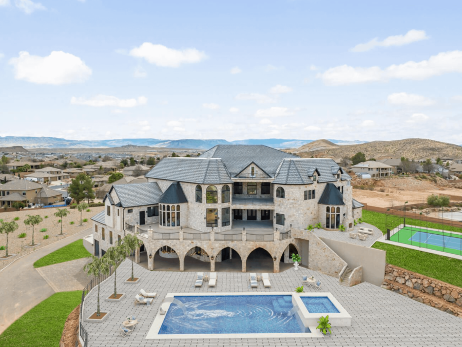 15k Square Foot Stone Home In St. George, Utah (PHOTOS)