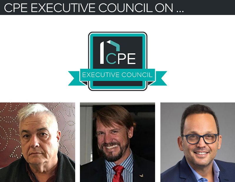 CPE Executive Council featuring Ressler, McAlister and Kavana