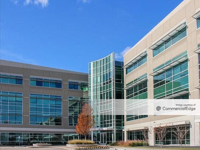 Exterior shot of Westgate II, a 186,288, four-story office building in Houston's Energy Corridor. 