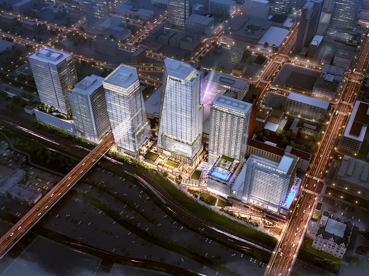 Rendering of Nashville Yards, a mixed-use development in Nashville, Tenn.