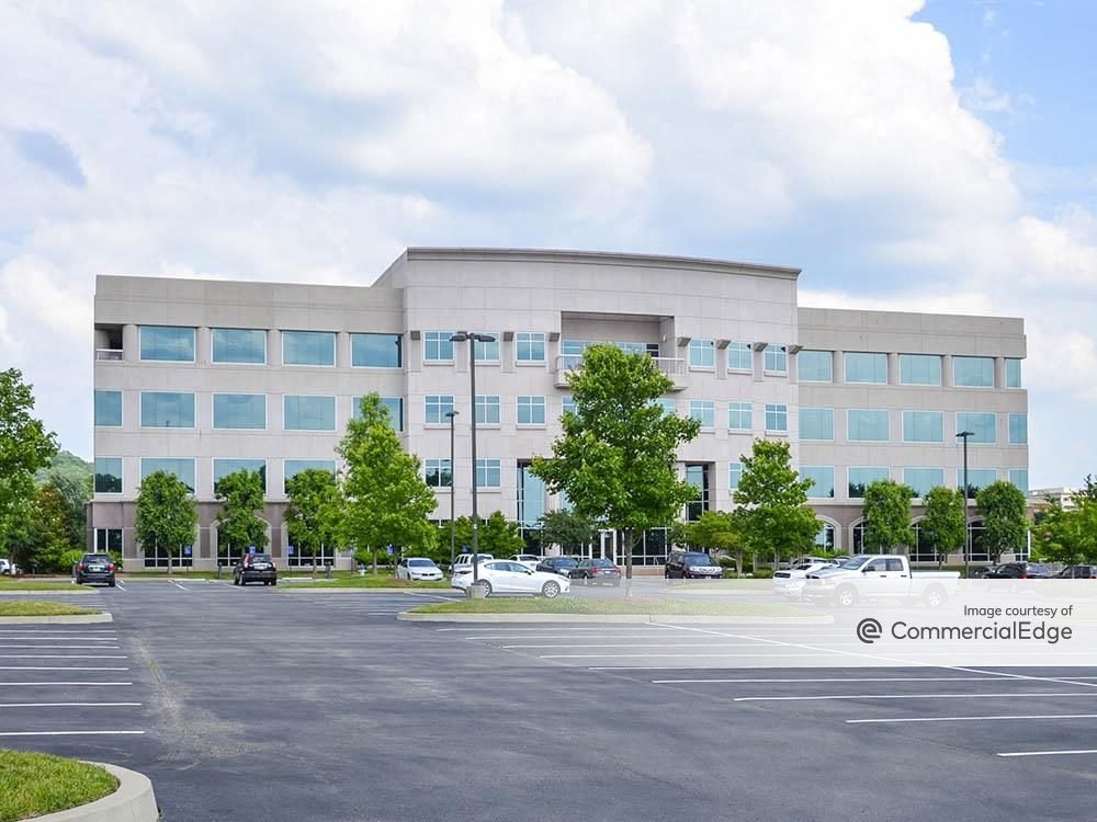 Exterior shot of Meridian Cool Springs, a 100,025-square-foot office building in Franklin, Tenn.