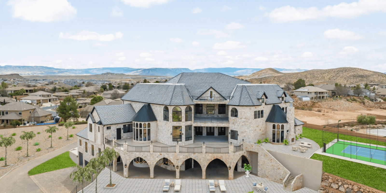 15k Square Foot Stone Home In St. George, Utah (PHOTOS)