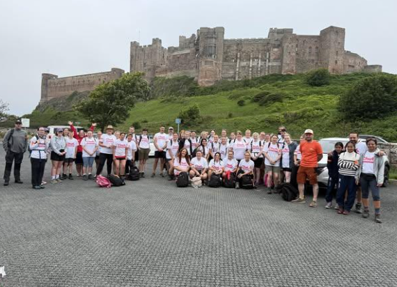 Agency completes coastal trek to raise thousands for children’s heart charity
