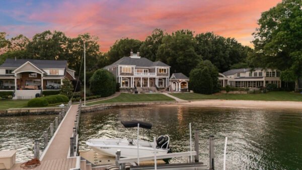 A Classically Beautiful Waterfront Estate on Lake Norman in North Carolina