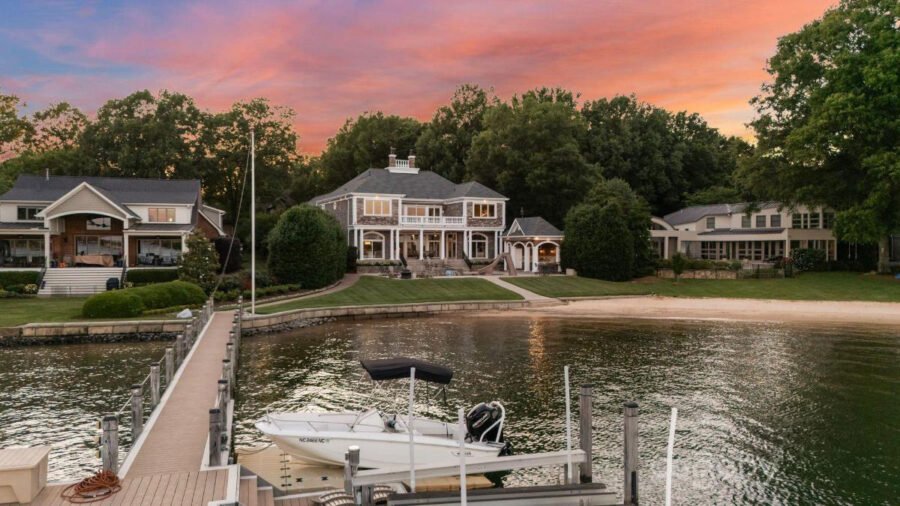 A Classically Beautiful Waterfront Estate on Lake Norman in North Carolina