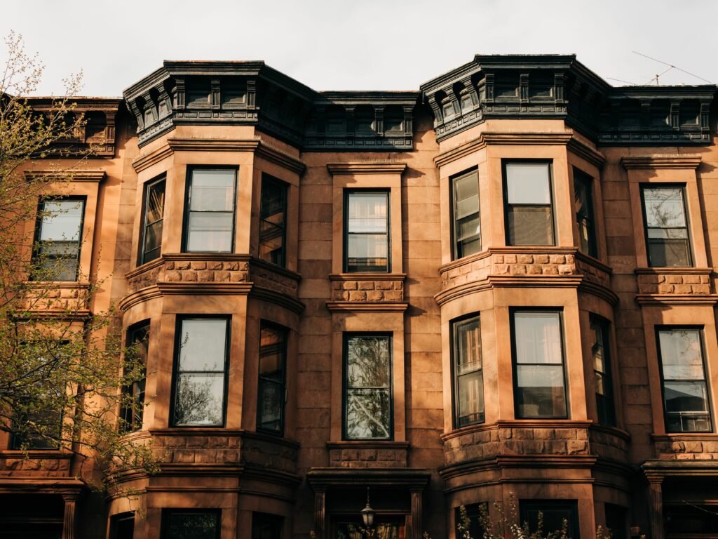 Brownstones in Park Slope, Brooklyn, New York City