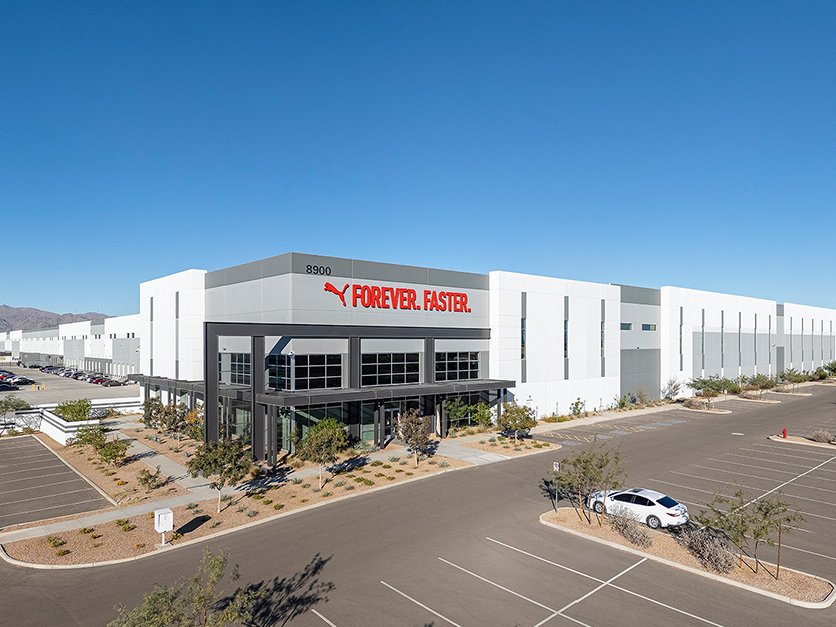 Exterior shot of the Glendale Distribution Center in metro Phoenix, that JLL IPT acquired for 0 million.