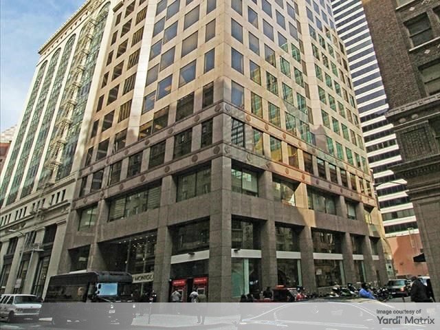 Exterior shot of 33 New Montgomery St., an office building in San Francisco.