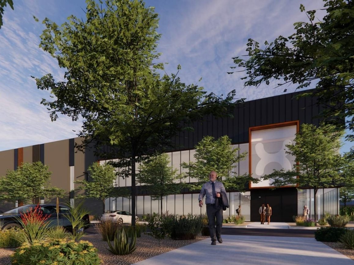 Rendering of XNRGY's manufacturing facility at 9019 E. Technology Way in Mesa, Ariz.