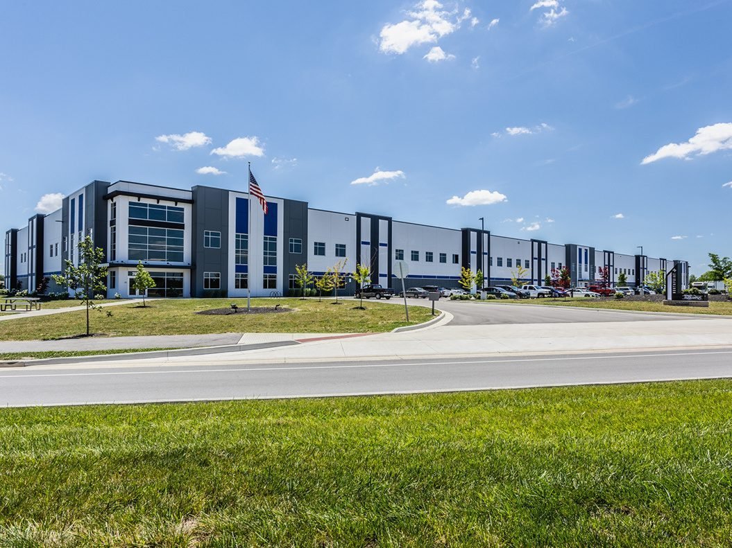 Exterior shot of NorthPoint One, an industrial facility in Westfield, Ind.