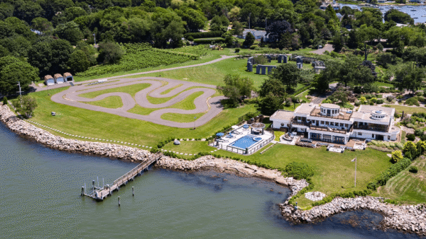 13-Acre Waterfront Estate With Go Kart Track (PHOTOS)