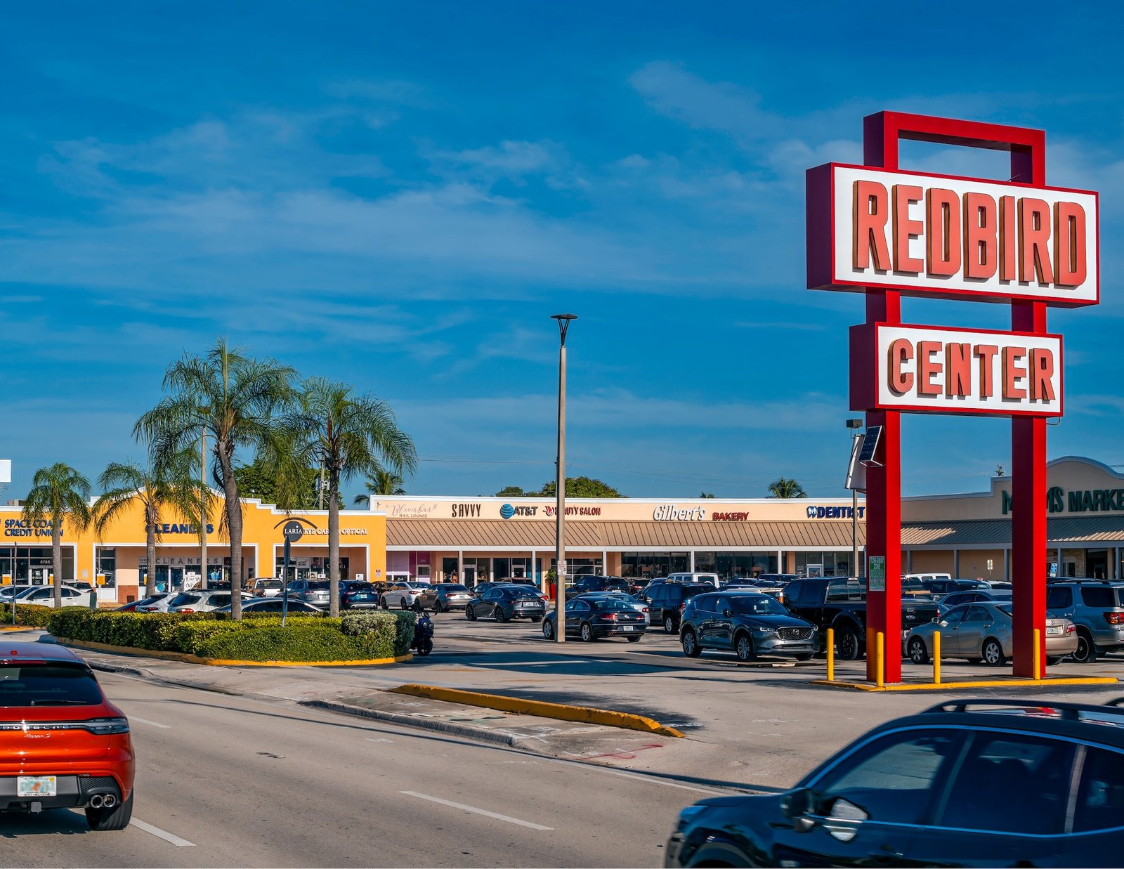 A photo of Red Bird Shopping Center in Miami, Florida.