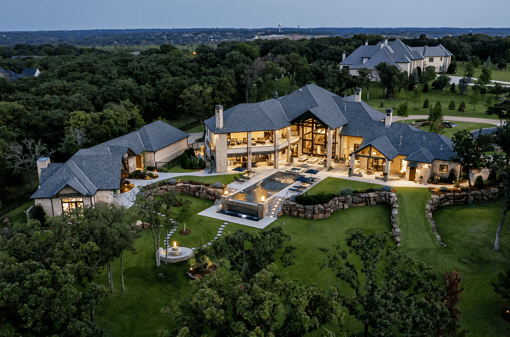  Million Stone Home In Arcadia, Oklahoma (PHOTOS)