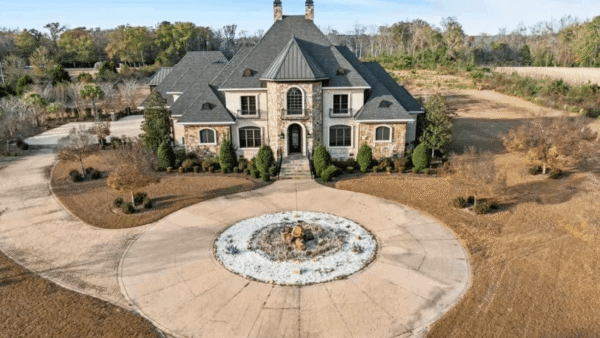 Brick & Stone Home On 22 Acres In South Carolina (PHOTOS)