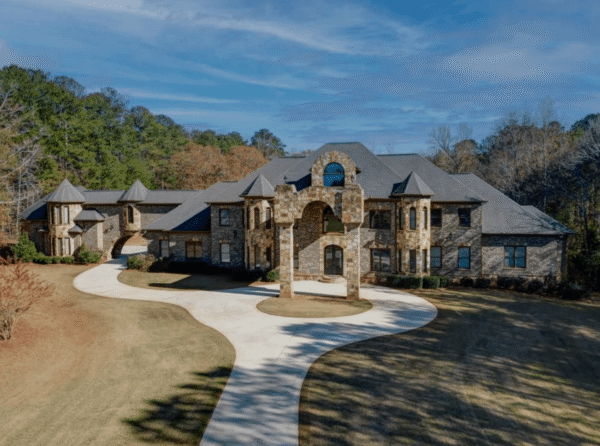 Stone Home On 12 Acres In McDonough, Georgia (PHOTOS)