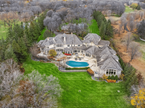 Lakefront Home With Indoor Pool & Basketball Court (PHOTOS)