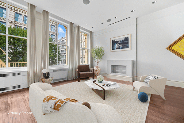 A Charming Prince Street Loft in SoHo, Now Available For Lease