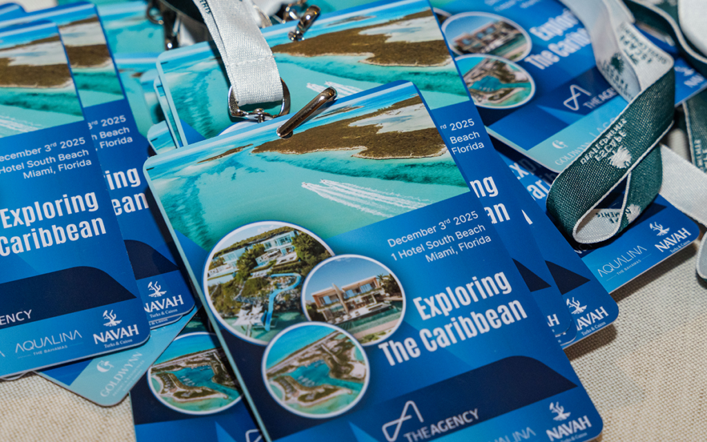 Exploring the Caribbean nametags